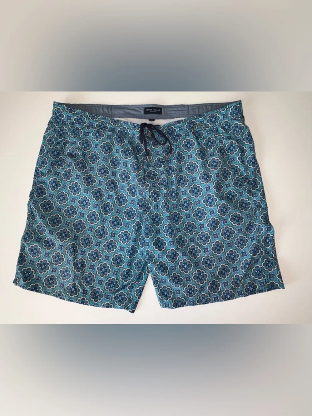 Bundle Peter Millar Swim Trunks XL Blue & Koi Print Shorts (2)